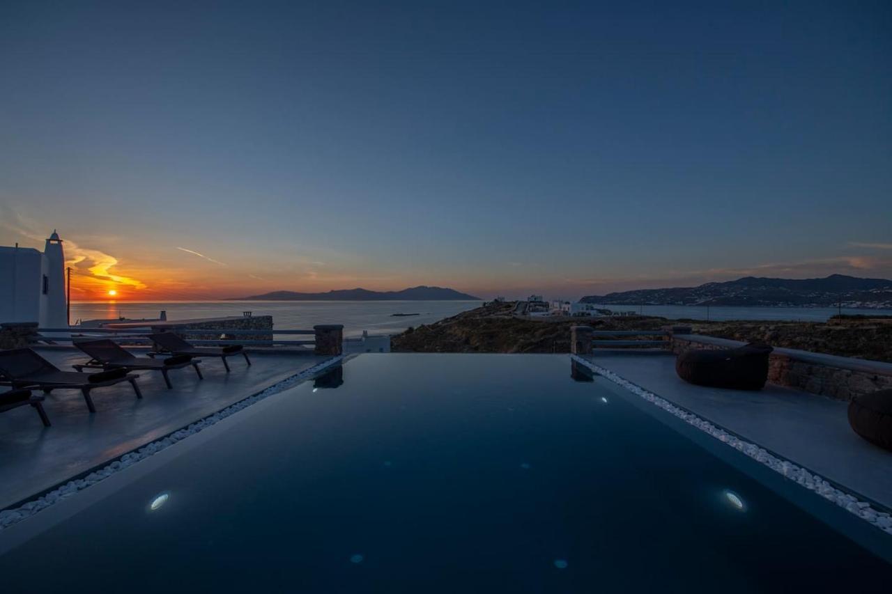 Villa Anema Mykonos - Blue Views Mykonos Villas Mykonos Town Exterior foto
