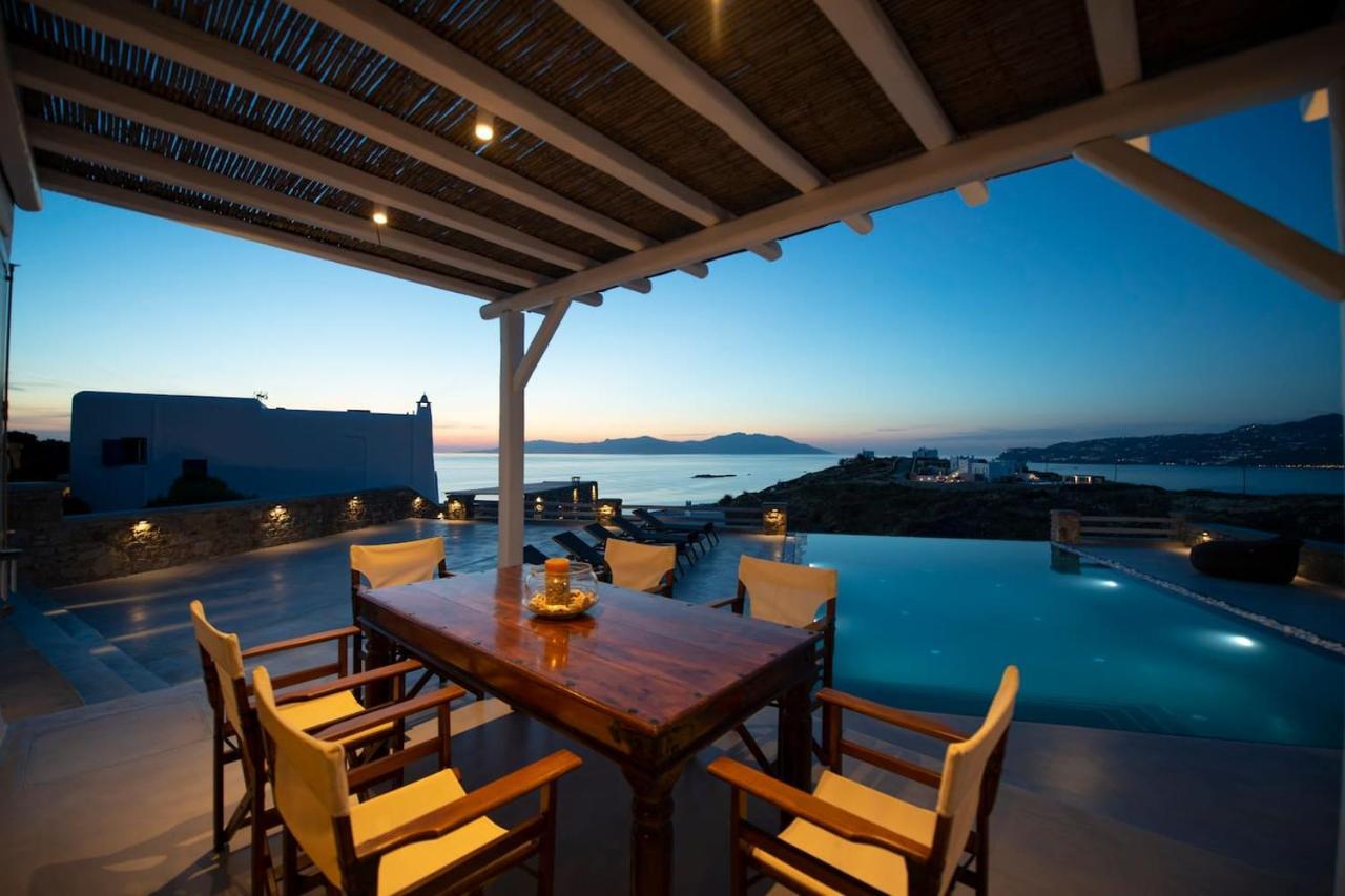 Villa Anema Mykonos - Blue Views Mykonos Villas Mykonos Town Exterior foto