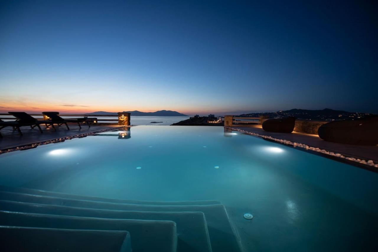 Villa Anema Mykonos - Blue Views Mykonos Villas Mykonos Town Exterior foto
