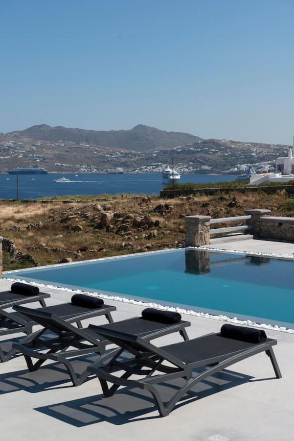 Villa Anema Mykonos - Blue Views Mykonos Villas Mykonos Town Exterior foto